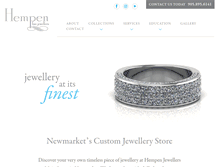 Tablet Screenshot of hempenjewellers.com